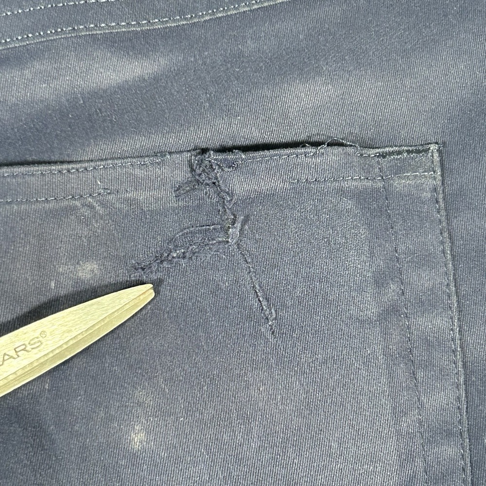 Peter Millar EB66 Pants Mens 40x32 Blue Performance Five-Pocket Golf Stretch - Picture 8 of 16